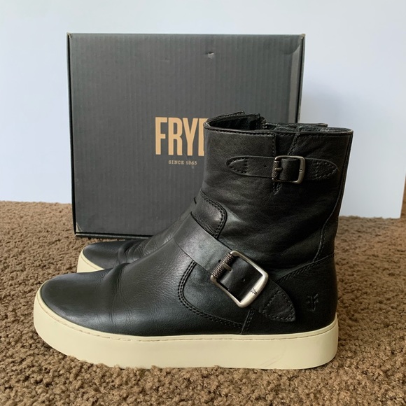 Frye Lena Engineer Boot Sneaker - Picture 2 of 9